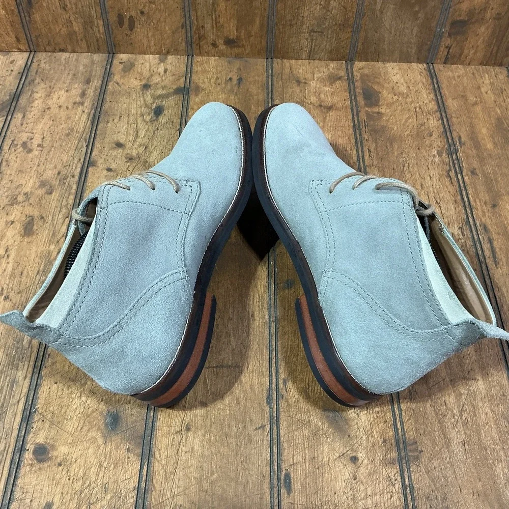 Cole Haan Ogden Stitch Driftwood Suede Chukka Boots Shoes Size 9.5 M C23872